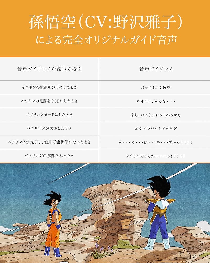 新品未開封 ドラゴンボールZ × final 孫悟空　ワイヤレスイヤホン Amazon.co.jp: ドラゴンボールZ × final TWS完全ワイヤレス